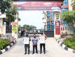 Sinergi Program Vaksinasi TNI-Polri Dandim 0501 dan Kapolres Metro Jakpus Raih Penghargaan Presisi Award