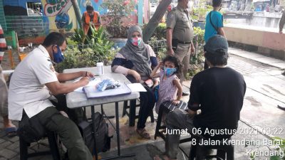 Sosialisasi Vaksin dan Prokes 3 M di Kecamatan Tambora, Jakarta Barat