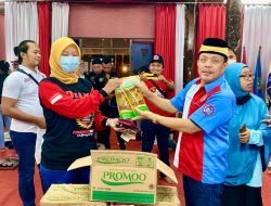 FSPTSI-KSPSI Yorrys Gelar Bazaar Murah Minyak Goreng Bagi Pekerja Pengemudi DBOKC Mitra Kepolisian