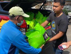 DPD Letho Jatim Berbagi Sembako Bersama Ratusan Tukang Becak dan Ojol di Surabaya