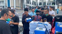 DPD Letho Jawa Timur Berbagi Nasi Kotak dan Sosialisasi ET Capres 2024, Bertempat Masjid Al Akbar Surabaya