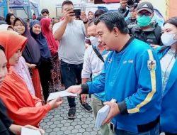 KNPI Berbagi Bantuan Atas Kebakaran di Tamansari, Haris Pertama: Bentuk Kepedulian Sesama Anak Bangsa