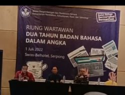 Riung Wartawan Dua Tahun Badan Bahasa Dalam Angka, Prof.Aminudin Usul Ke UNESCO Indonesia Menjadi Tuan Rumah Jelang Hari Ibu Internasional