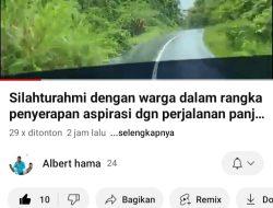 ASYIK !! Perjalanan Albert Hama Silahturahmi ke Warga dalam Rangka Penyerapan Aspirasi Banyak yang Like di Youtube