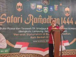 Pidato Haidar Alwi di Acara Safari Ramadhan Bersama Tenaga Pembangun Sriwijaya Sebut Banyak Para Tokoh Terbaik dari SUmbangsel