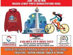 Jakarta Funbike 2023 akan Memeriahkan HUT Kota Jakarta Ke-496 Tahun 2023