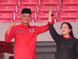Puan dan Ganjar Bergandengan Tangan di GBK, Kader PDIP Teriak Siap Menangkan 2024