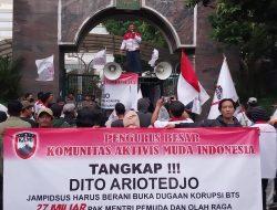 Pengurus Besar Komunitas Aktivis Muda Indonesia (PB KAMI) Mendesak Kejagung Tangkap Makelar Kasus BTS Rp.27 Milyar