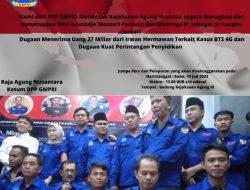 NGERI !! GMPRI akan Sambangi Kejagung RI Pertanyakan Dito Ariotedjo Menpora