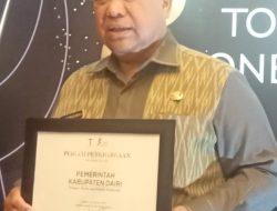 Bupati Dairi Berhasil Raih Penghargaan Apresiasi Tokoh Indonesia