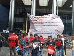 Suara Pemuda Sultra – Jakarta Desak KPK Menangkap Rusman Emba dan Gomberto Terkait Kasus Ini..