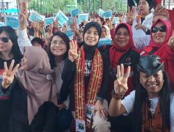 Syukuran Hasil Bumi bersama Relawan Wanita Tani di Lampung, Atikoh: Jangan Mudah Terjerat Pinjol