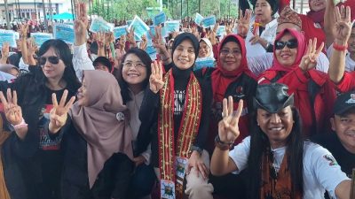 Syukuran Hasil Bumi bersama Relawan Wanita Tani di Lampung, Atikoh: Jangan Mudah Terjerat Pinjol