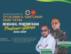 Haidar Alwi Bersama 600 Organ Relawan Siapkan Pesta Rakyat Mengawal Kemenangan Prabowo-Gibran