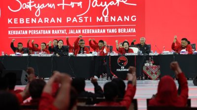 Foto Berita: Semangat Menyala di Rakernas V PDIP