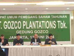 PT Gozco Plantations Tbk Umumkan Rapat Umum Pemegang Saham Tahunan 2024