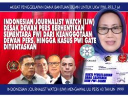 IJW Surati Dewan Pers Minta Keanggotaan PWI Dibekukan Hingga Kasus PWI Gate Tuntas!