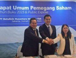 PT Batulicin Nusantara Maritim, Tbk Gelar RUPS Tahun Buku 2023 Dan Public Expose 2024