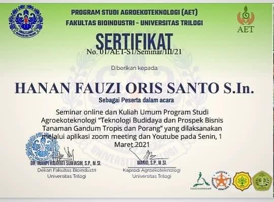 Arrizati Shaliha Almaulida, S.Pd “Modelling Profesional Karier”