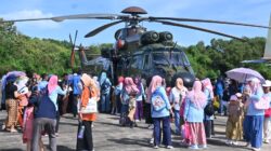Ribuan Siswa Antusias Ikuti Kunjungan Kedirgantaraan di Lanud Sultan Hasanuddin