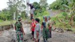 Satgas TMMD Ke-124 Kodim 1501/Ternate Kompak Bangun Tower Sarana Air Bersih