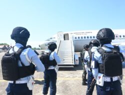 Dua Jet Tempur Sukhoi SU-27/30 Lanud Sultan Hasanuddin, Paksa Mendarat Pesawsat Asing