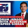 Catat!! Blusukan Wapres Gibran ke Pasar Dan Sawah dikritik Forum Jamsos Rakyat Buruh 19 Juta Lapangan Kerja