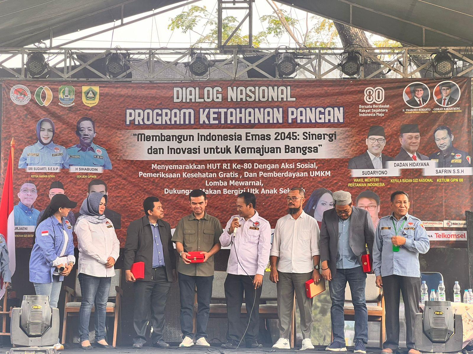 SUKSES !! GPN08 Gelar Dialog Nasional Ketahanan Pangan: Sinergi dan Inovasi Menuju Indonesia Emas2045