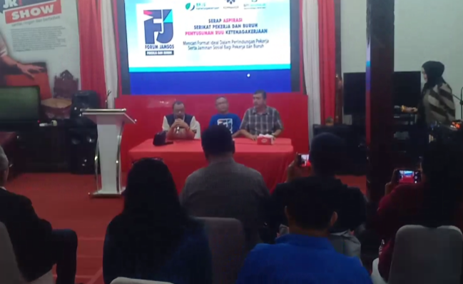 TOP!! Forum Jamsos Serap Aspirasi Revisi RUU Ketenagakerjaan: HM. Jusuf Rizal Tegaskan Perlindungan Buruh Prioritas Utama