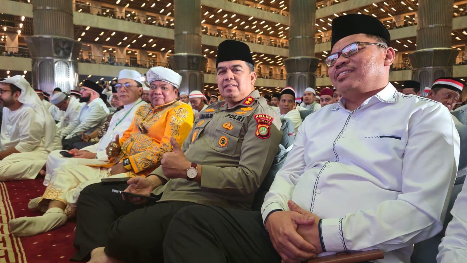 Zikir Kebangsaan dan Ikrar Bela Negara di Masjid Istiqlal, Baginda Berdaulat Agung Maharaja Kutai Mulawarman Serukan Persatuan dan Keberkahan untuk Indonesia