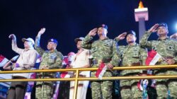Panglima TNI Hadiri Pesta Rakyat & Karnaval Bersatu HUT Kemerdekaan RI Ke-80 di Monas