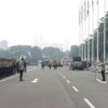 Kapolres Metro Jakarta Pusat Pimpin Apel Pengamanan Dalam Jalannya Aksi Demo Di Gedung DPR/MPR RI Jakarta