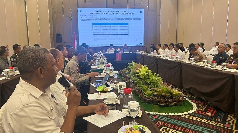 Kemenko Polkam Gelar Rapat Evaluasi Penyelenggaraan Keamanan Siber di NTT
