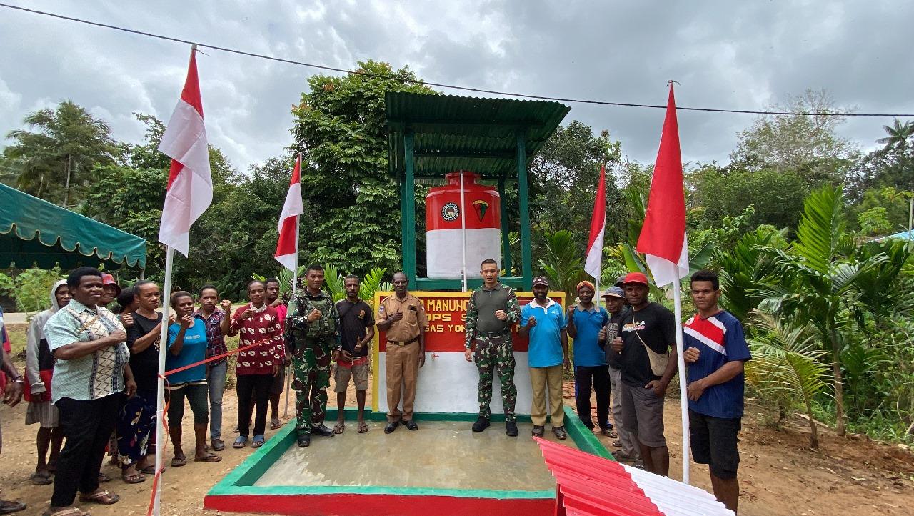 Program TNI Manunggal Air : Penguatan Infrastruktur Air Bersih melalui Pembangunan Sumur Bor di Mindiptana