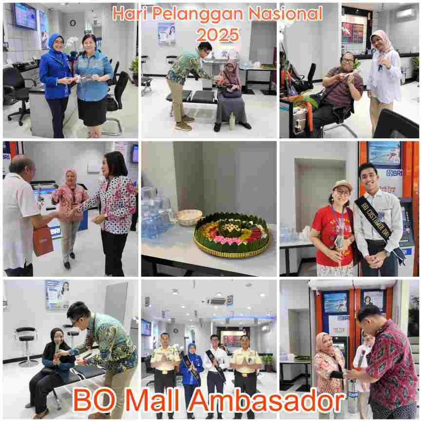 Hari Pelanggan Nasional 2025, BRI Branch Office Mall Ambasador Berikan Layanan Terbaik Kepada Nasabah
