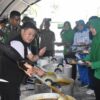 Kodim 1710/Mimika Gelar Masak Besar Bobon Santoso dan Olahraga Bersama Dharma Pertiwi Cabang Mimika