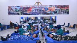 Danlanud Sultan Hasanuddin Hadiri Kegiatan Donor Darah Dalam Rangka HUT ke-78 Korpasgat