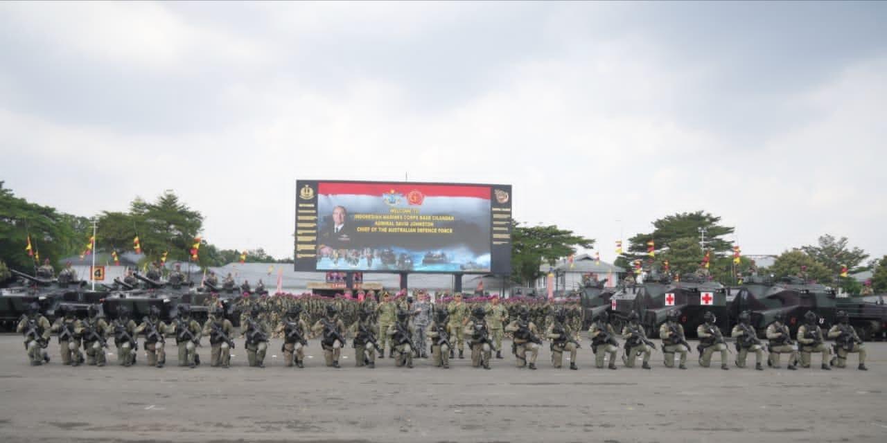 Aksi Prajurit Petarung Marinir Pukau Panglima Australia Saat Kunjungi Markas “Hantu Laut”