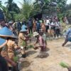 Satgas TMMD ke-126 Kodim 1810/Tambrauw dan Dinas Pertanian Tambrauw Gelar Penyuluhan dan Penanaman Padi di Distrik Yembun