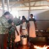 Wapang TNI Dampingi Menhan RI Kunjungi Yonif TP 821/Satria Bupolo di Pulau Buru