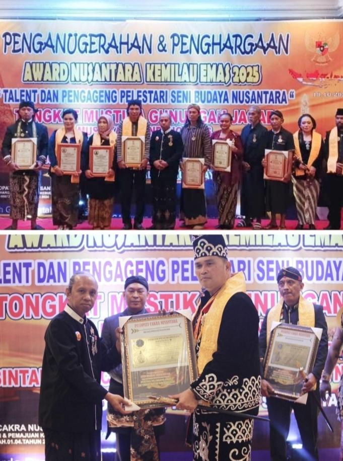 Nusantara Kemilau Emas 2025: 100 Tokoh Budaya Dianugerahi Penghargaan Kehormatan Nasional