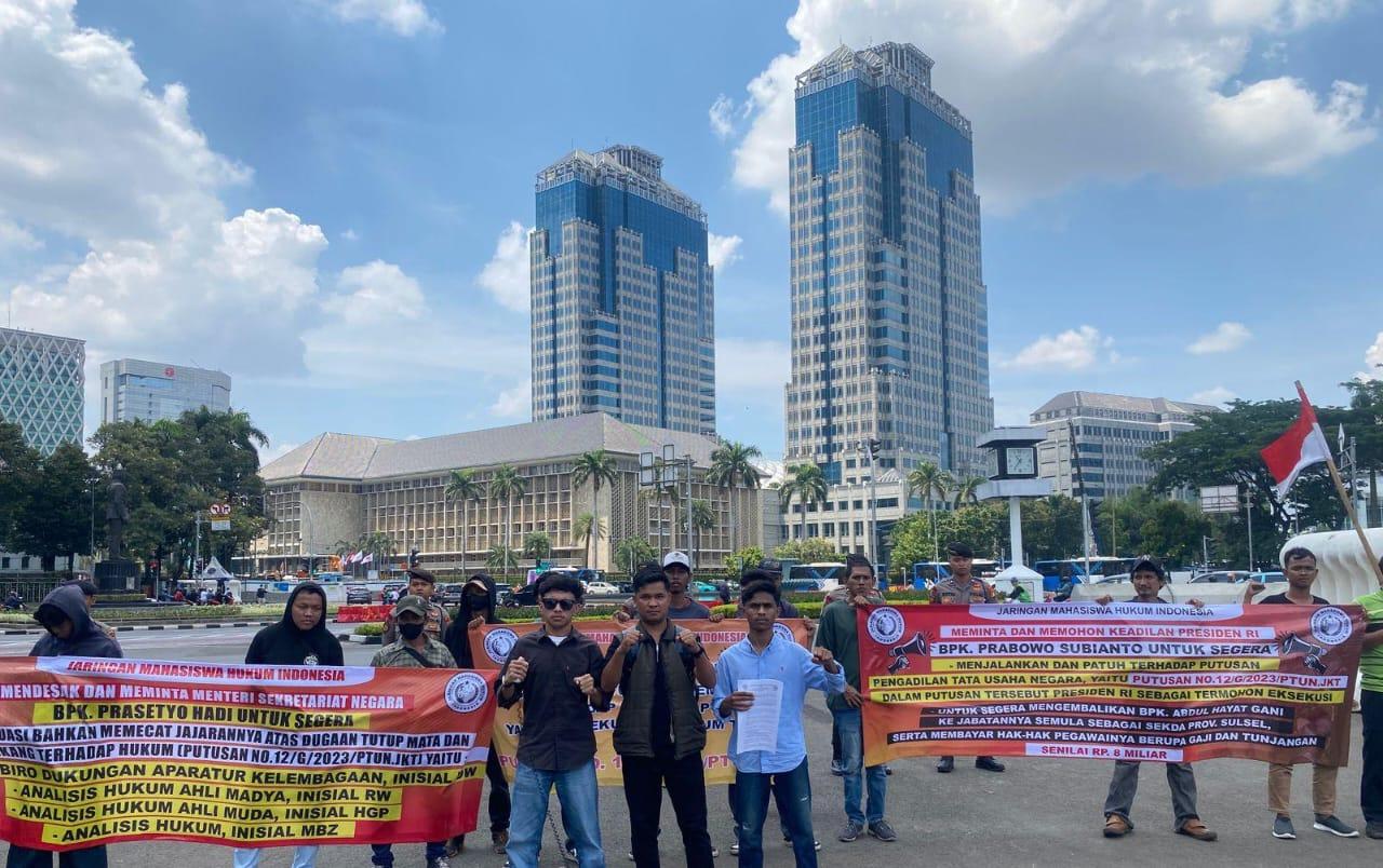 Mantan Sekda Sulsel AHG tidak menerimah Gaji dan Tunjangan selama 3 Tahun, JMHI : Hak Kepegawaian ASN Harus dipenuhi