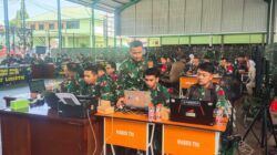 Pussimpur Kodiklatad Dukung Digitalisasi Latihan Posko I “Perisai Runtuh-5” Korem 143/HO