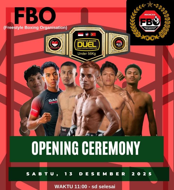 FBO Indonesia Satukan Selebriti, Petarung, dan Legenda MMA dalam Gerakan Besar Olahraga Bela Diri