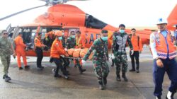Satu Jenazah Korban Jatuhnya Pesawat ATR 42-500 Berhasil Dievakuasi ke Lanud Sultan Hasanuddin