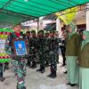 Upacara Militer Iringi Pemakaman Sertu Arifin Cepa yang Gugur dalam Tugas