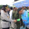 Polres Metro Bekasi Gelar Apel Kamtibmas Dan Pembagian Sembako