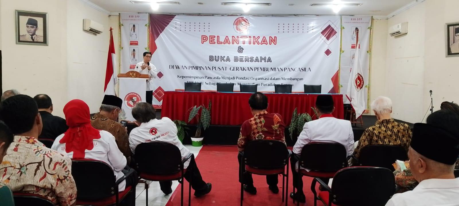 Pelantikan dan Buka Bersama DPP Gerakan Pembumian Pancasila Perkuat Konsolidasi Nasional