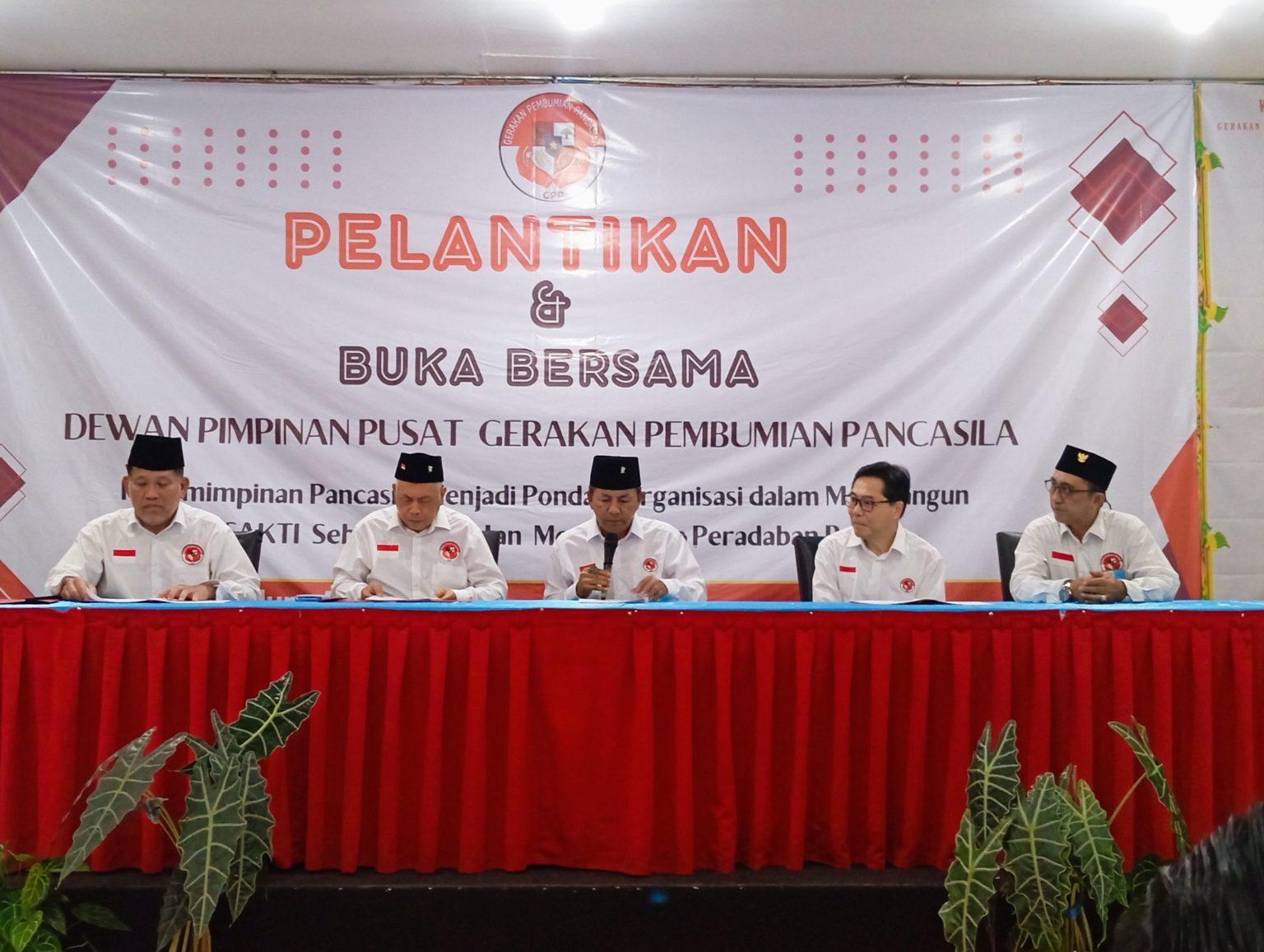 Pelantikan dan Buka Bersama DPP Gerakan Pembumian Pancasila Perkuat Konsolidasi Nasional