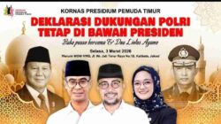 Deklarasi Dukungan Polri Tetep di Bawah Presiden